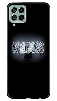 Girl Boss Black Mobile Back Case for Samsung Galaxy M53 5G (Design - 237)