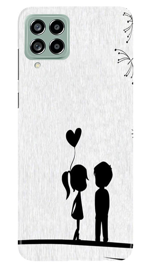 Cute Kid Couple Case for Samsung Galaxy M53 5G (Design No. 252)