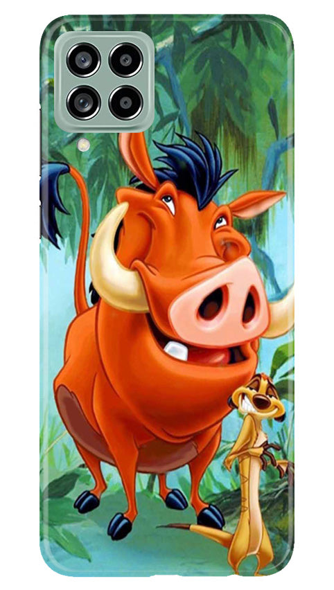 Timon and Pumbaa Mobile Back Case for Samsung Galaxy M53 5G (Design - 267)