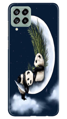 Panda Moon Mobile Back Case for Samsung Galaxy M53 5G (Design - 280)