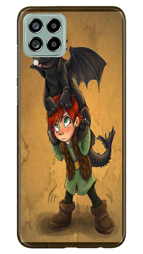 Dragon Mobile Back Case for Samsung Galaxy M53 5G (Design - 298)