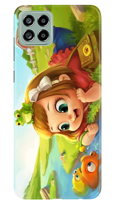 Baby Girl Mobile Back Case for Samsung Galaxy M53 5G (Design - 301)