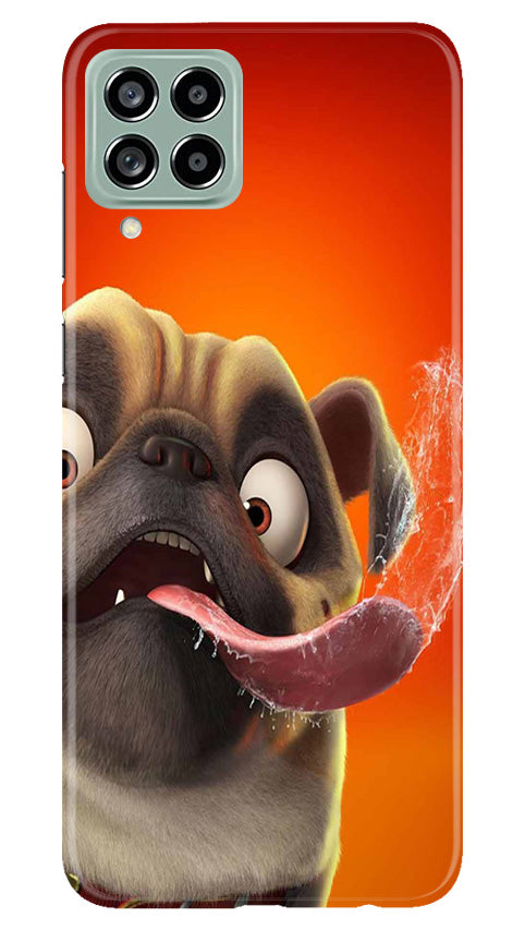 Dog Mobile Back Case for Samsung Galaxy M53 5G (Design - 303)