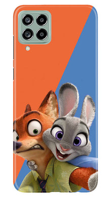 Cartoon Mobile Back Case for Samsung Galaxy M53 5G (Design - 306)