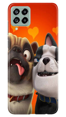Dog Puppy Mobile Back Case for Samsung Galaxy M53 5G (Design - 310)