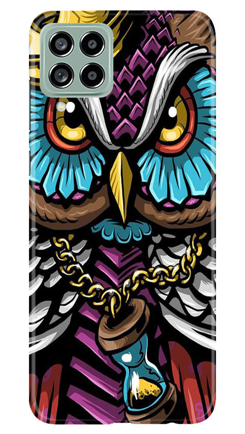 Owl Mobile Back Case for Samsung Galaxy M53 5G (Design - 318)