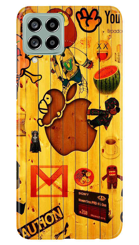 Wooden Texture Mobile Back Case for Samsung Galaxy M53 5G (Design - 326)
