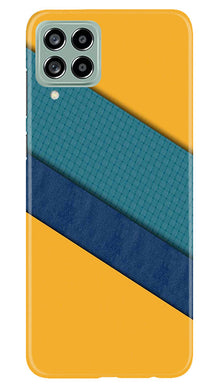 Diagonal Pattern Mobile Back Case for Samsung Galaxy M53 5G (Design - 329)