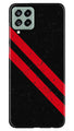 Black Red Pattern Mobile Back Case for Samsung Galaxy M53 5G (Design - 332)