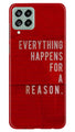 Everything Happens Reason Mobile Back Case for Samsung Galaxy M53 5G (Design - 337)