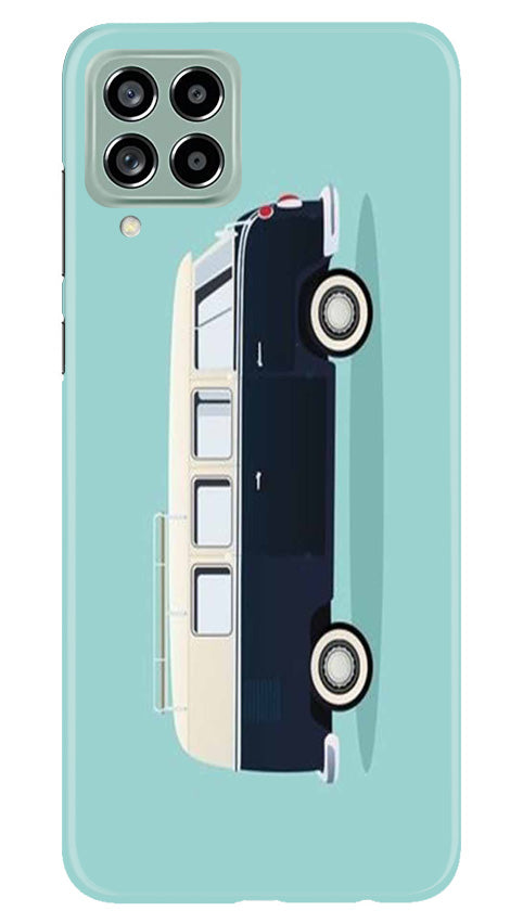 Travel Bus Mobile Back Case for Samsung Galaxy M53 5G (Design - 338)