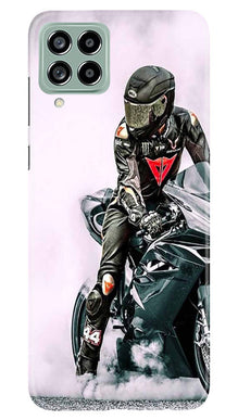 Biker Mobile Back Case for Samsung Galaxy M53 5G (Design - 342)