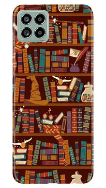 Book Shelf Mobile Back Case for Samsung Galaxy M53 5G (Design - 348)