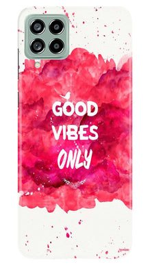 Good Vibes Only Mobile Back Case for Samsung Galaxy M53 5G (Design - 351)
