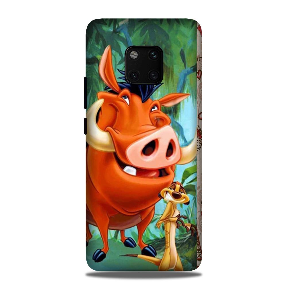 Timon and Pumbaa Mobile Back Case for Huawei Mate 20 Pro (Design - 305)