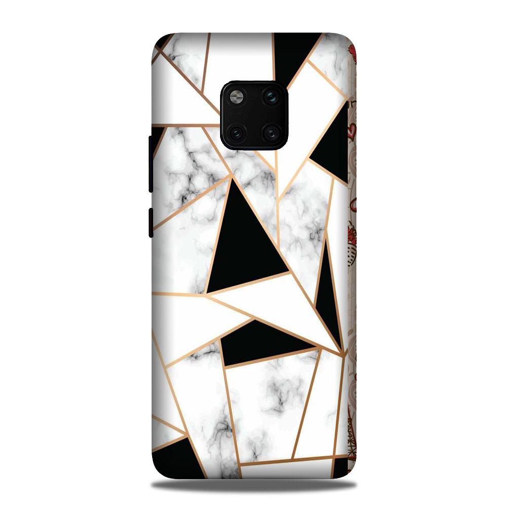 Marble Texture Mobile Back Case for Huawei Mate 20 Pro (Design - 322)