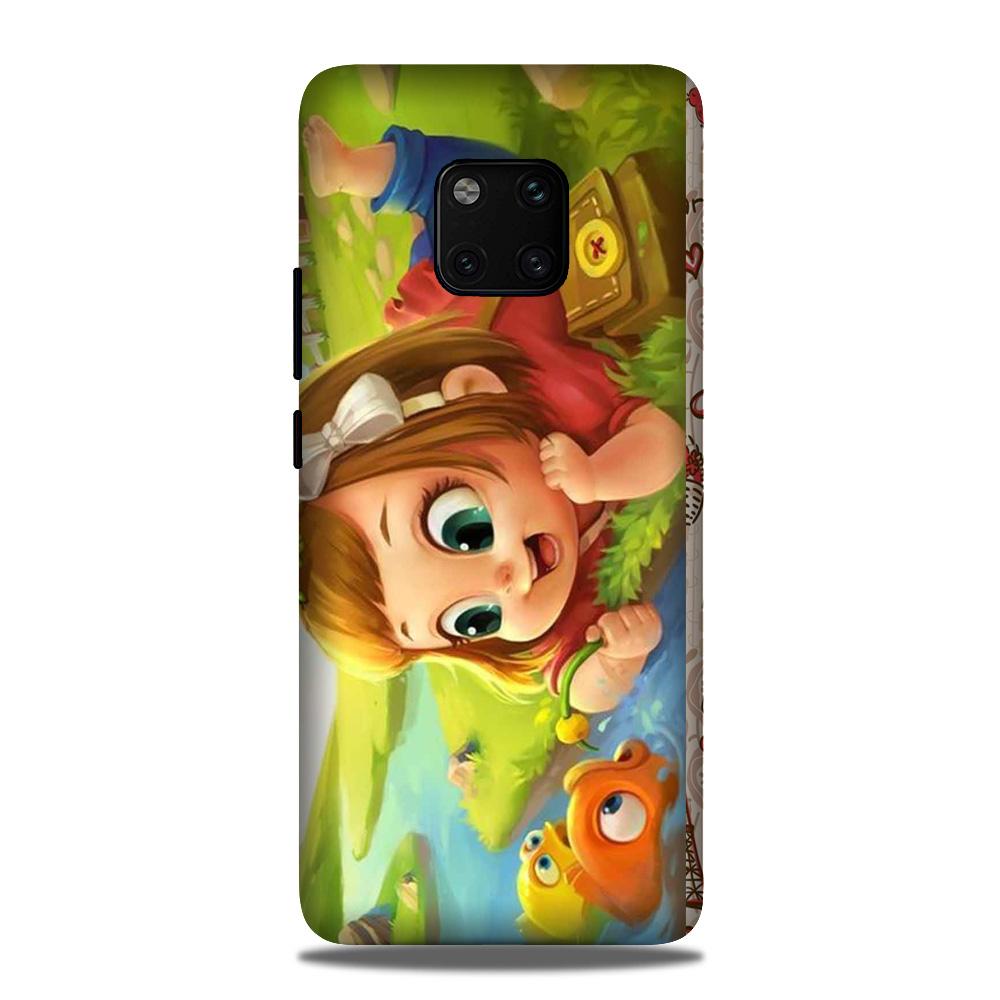 Baby Girl Mobile Back Case for Huawei Mate 20 Pro (Design - 339)