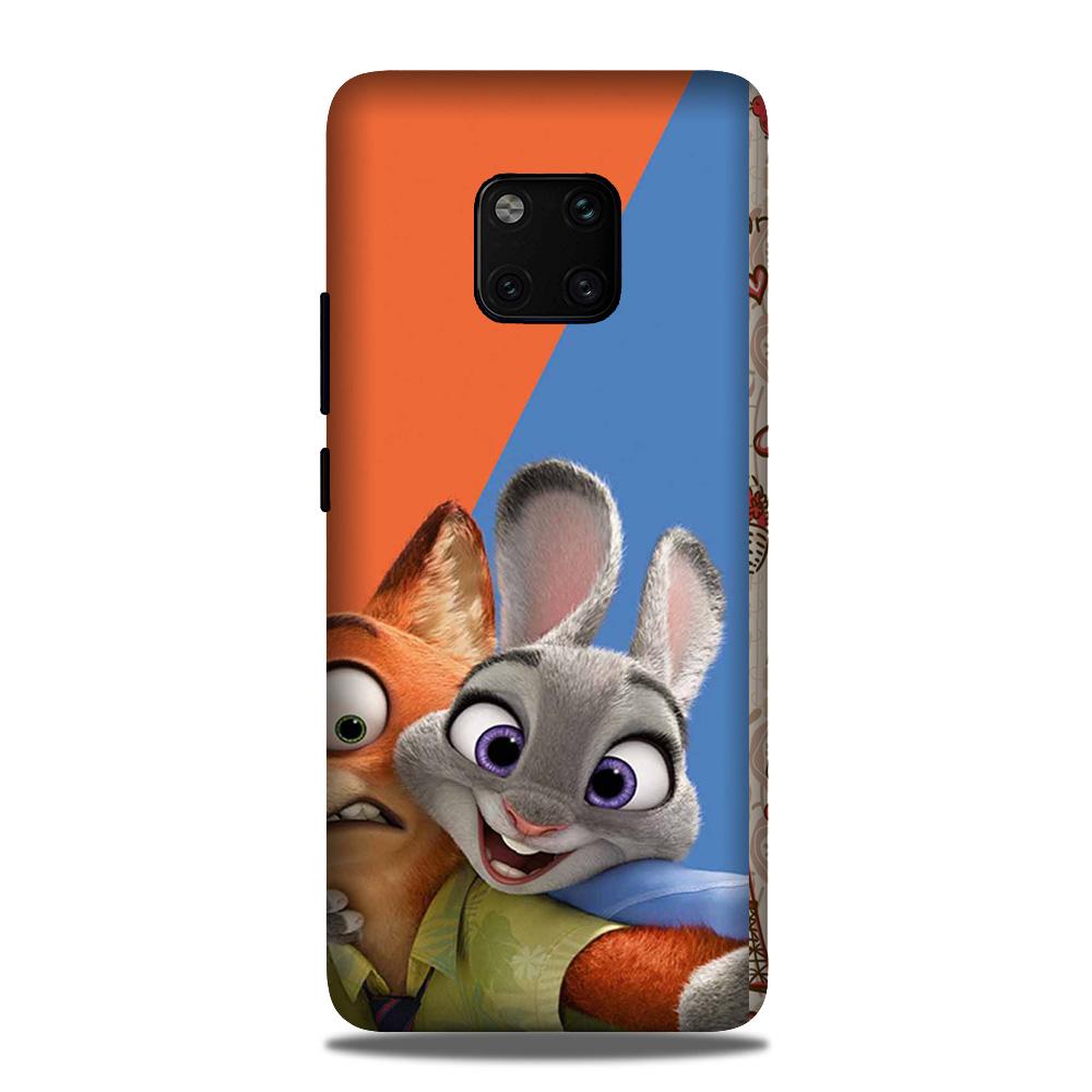 Cartoon Mobile Back Case for Huawei Mate 20 Pro (Design - 346)
