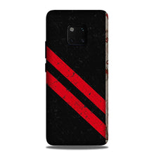 Black Red Pattern Mobile Back Case for Huawei Mate 20 Pro (Design - 373)