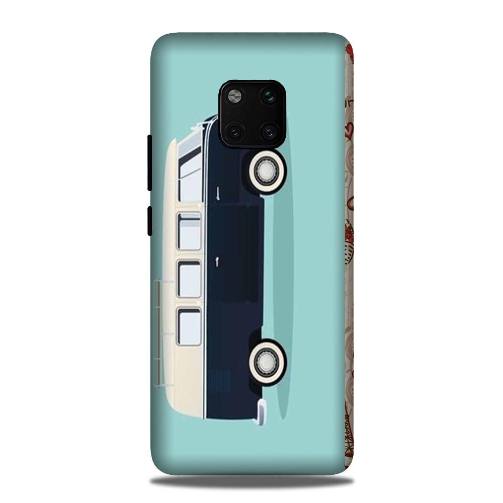 Travel Bus Mobile Back Case for Huawei Mate 20 Pro (Design - 379)