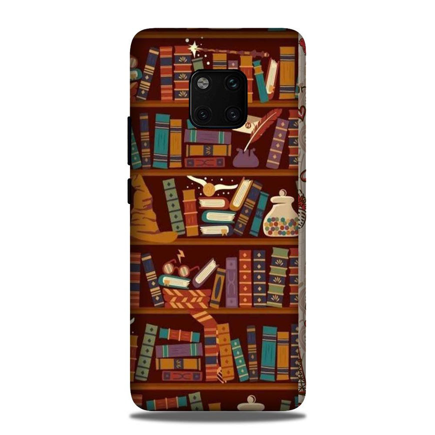 Book Shelf Mobile Back Case for Huawei Mate 20 Pro (Design - 390)