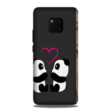Panda Love Mobile Back Case for Huawei Mate 20 Pro (Design - 398)