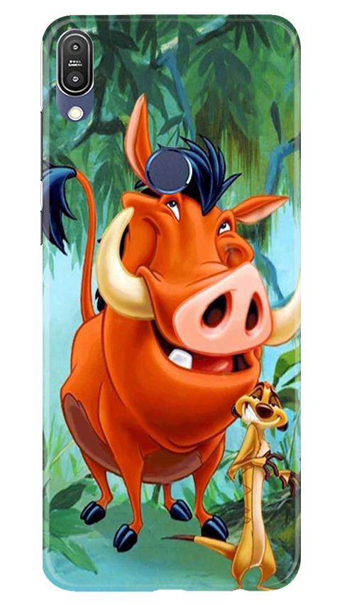 Timon and Pumbaa Mobile Back Case for Asus Zenfone Max Pro M1 (Design - 305)