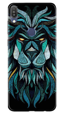 Lion Mobile Back Case for Asus Zenfone Max M1 (Design - 314)
