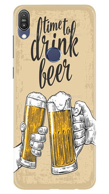 Drink Beer Mobile Back Case for Asus Zenfone Max M1 (Design - 328)