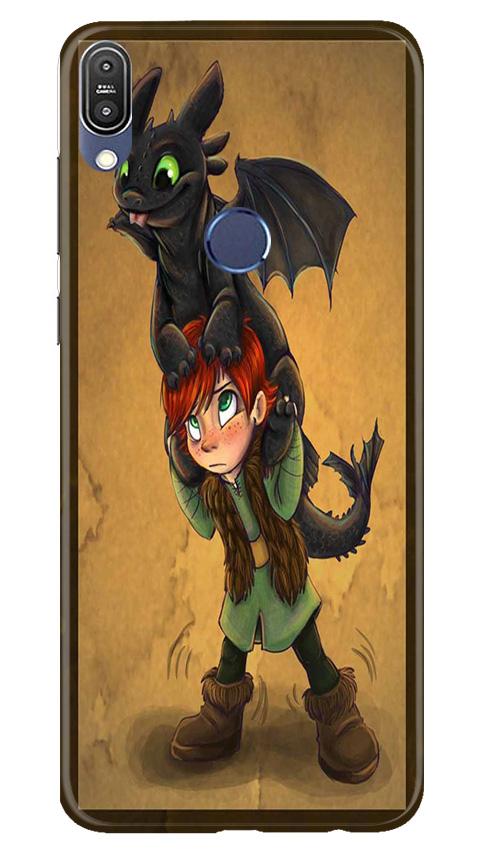 Dragon Mobile Back Case for Asus Zenfone Max Pro M1 (Design - 336)