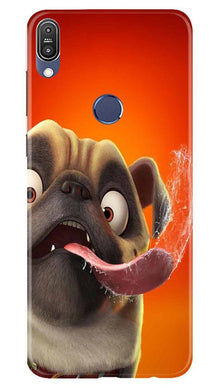 Dog Mobile Back Case for Asus Zenfone Max M1 (Design - 343)
