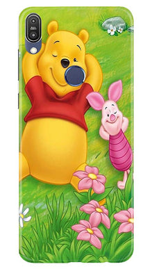 Winnie The Pooh Mobile Back Case for Asus Zenfone Max Pro M1 (Design - 348)