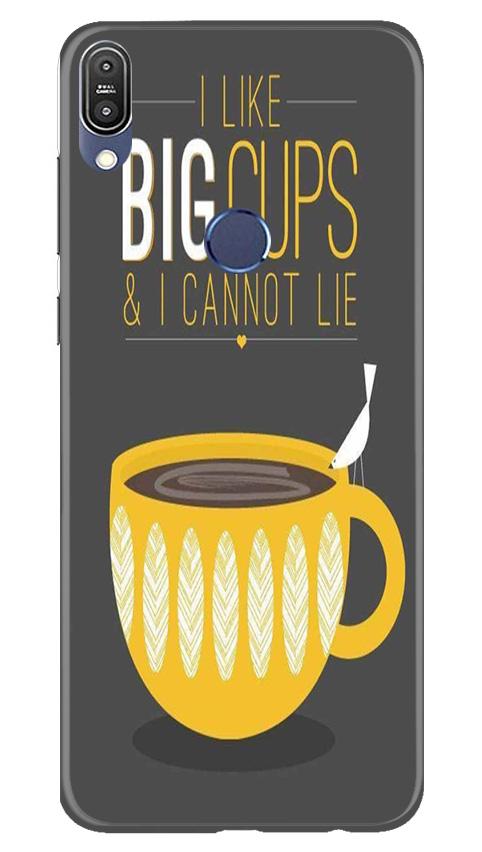 Big Cups Coffee Mobile Back Case for Asus Zenfone Max M1 (Design - 352)