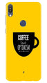 Coffee Optimism Mobile Back Case for Asus Zenfone Max M1 (Design - 353)