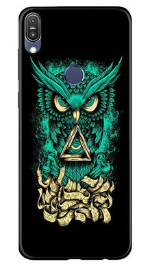 Owl Mobile Back Case for Asus Zenfone Max Pro M1 (Design - 358)