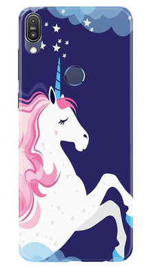 Unicorn Mobile Back Case for Asus Zenfone Max Pro M1 (Design - 365)