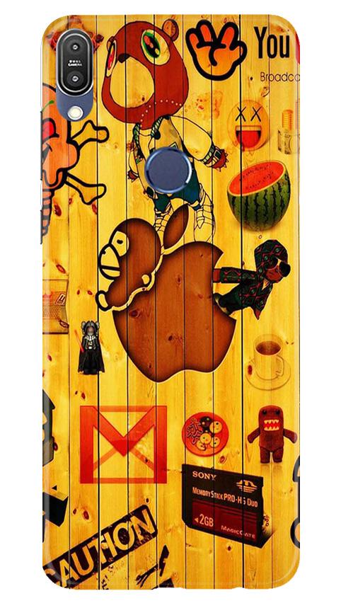 Wooden Texture Mobile Back Case for Asus Zenfone Max Pro M1 (Design - 367)