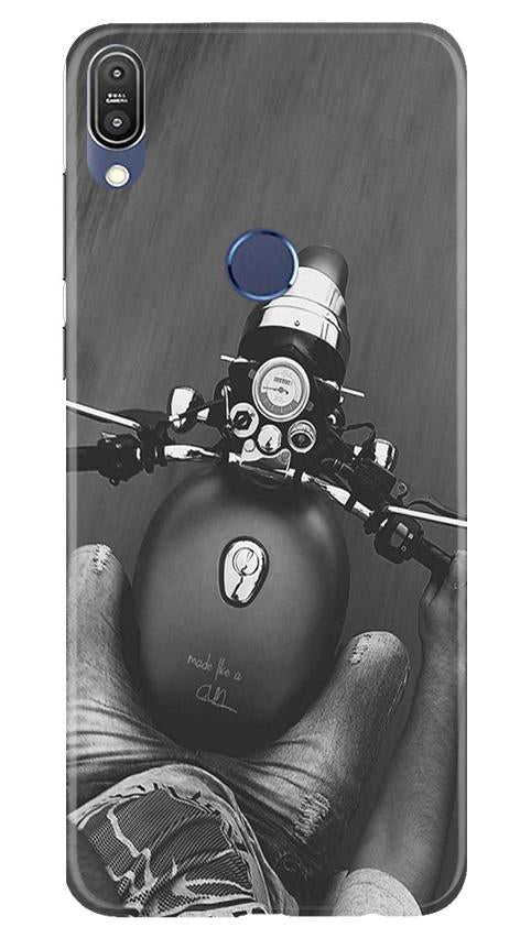Royal Enfield Mobile Back Case for Asus Zenfone Max Pro M1 (Design - 382)