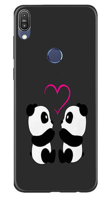 Panda Love Mobile Back Case for Asus Zenfone Max Pro M1 (Design - 398)