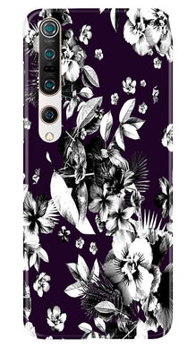 white flowers Mobile Back Case for Xiaomi Mi 10 (Design - 7)