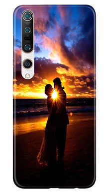 Couple Sea shore Mobile Back Case for Xiaomi Mi 10 (Design - 13)