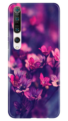flowers Mobile Back Case for Xiaomi Mi 10 (Design - 25)