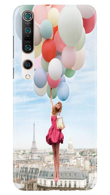 Girl with Baloon Mobile Back Case for Xiaomi Mi 10 (Design - 84)