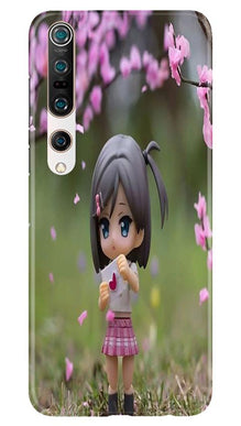 Cute Girl Mobile Back Case for Xiaomi Mi 10 (Design - 92)
