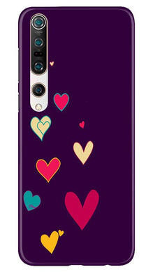 Purple Background Mobile Back Case for Xiaomi Mi 10  (Design - 107)