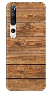 Wooden Look Mobile Back Case for Xiaomi Mi 10  (Design - 113)