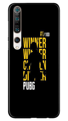 Pubg Winner Winner Mobile Back Case for Xiaomi Mi 10  (Design - 177)