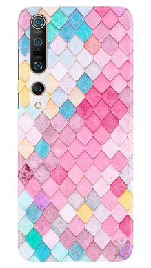 Pink Pattern Mobile Back Case for Xiaomi Mi 10 (Design - 215)