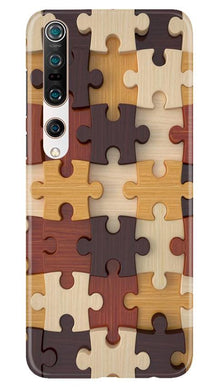 Puzzle Pattern Mobile Back Case for Xiaomi Mi 10 (Design - 217)