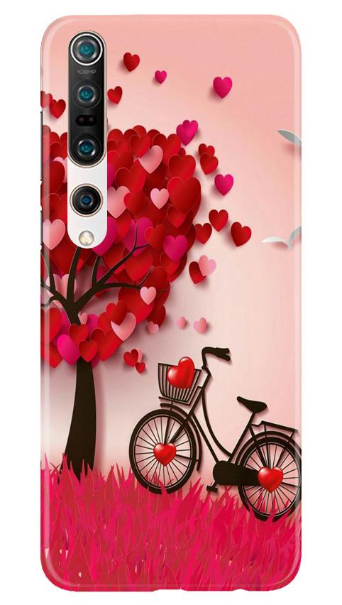 Red Heart Cycle Case for Xiaomi Mi 10 (Design No. 222)